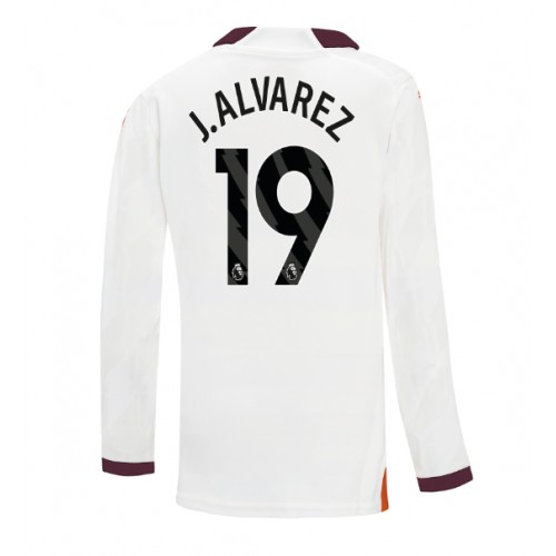 Manchester City Julian Alvarez #19 Gostujuci Dres 2023-24 Dugi Rukav